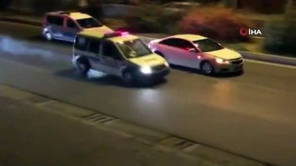 Mersin'de polisle şüpheli arasında film gibi kovalamaca