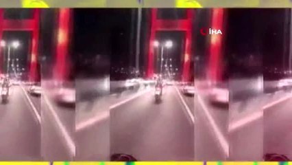 İstanbul'da motosikletin üstünde dans eden kadın maganda yakalandı