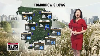 Southern region under rainy sky through the weekend