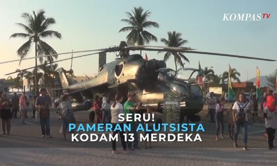 Seru! Pameran Alutsista Kodam 13 Merdeka