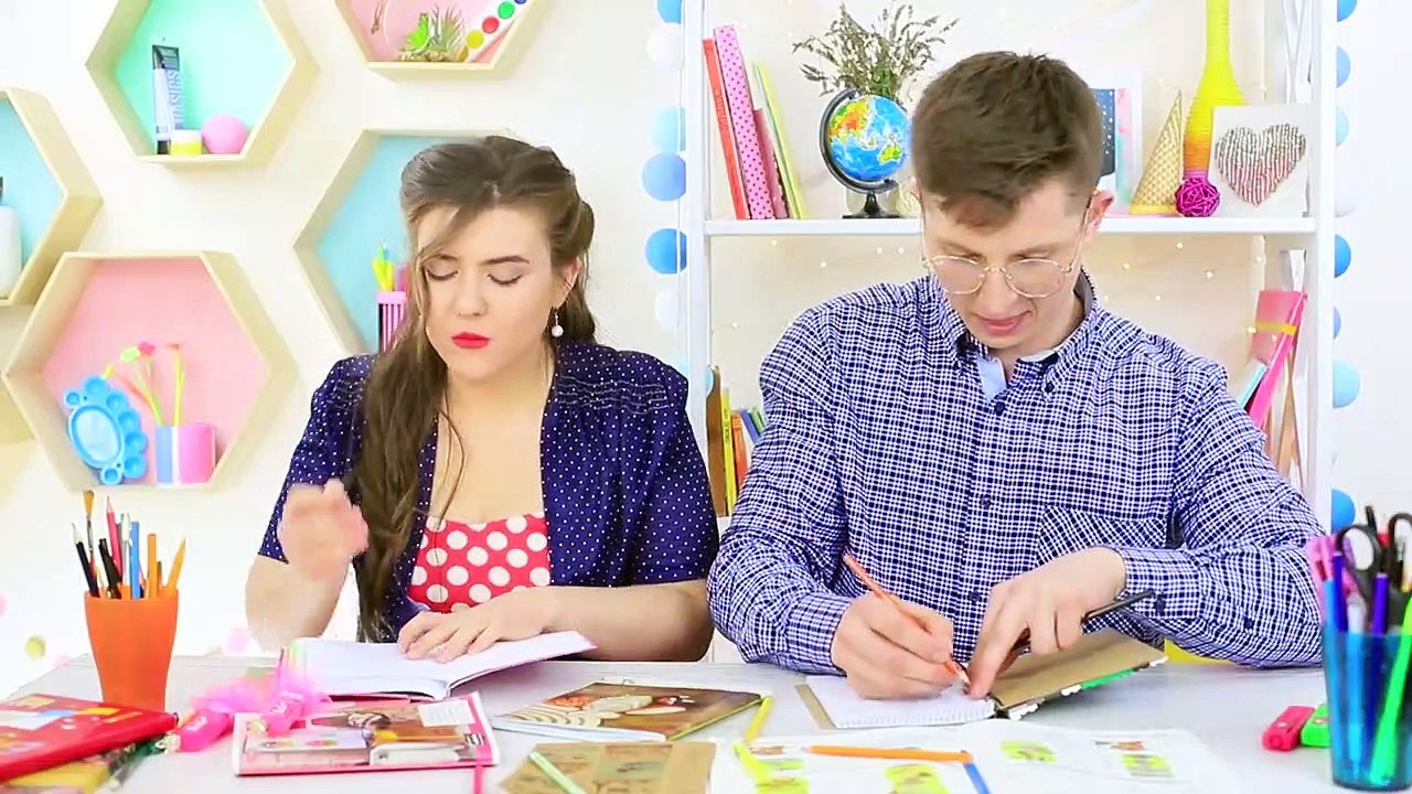 10 DIY Barbie School Supplies vs Lego School Supplies Challenge! (2)