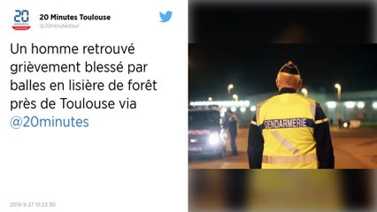 Haute-Garonne. Blessé par balles et à moitié nu, un homme découvert en bordure de forêt