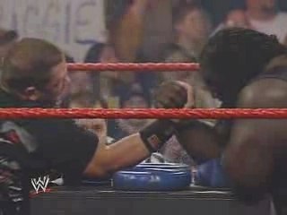 RAW John Cena vs. Mark Henry in an Arm Wrestling Match