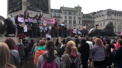 İngiltere'de iklim değişikliği protestosu