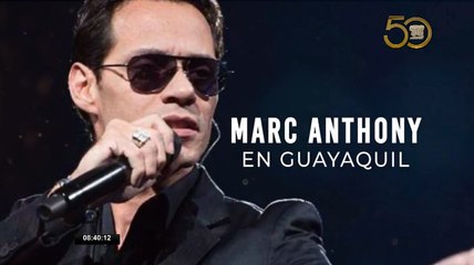 Imágenes de lo que fue el concierto de Marc Anthony en Guayaquil