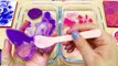 Purple vs Pink ! Slime | Mixing Makeup Eyeshadow into Clear Slime ! Satisfying s #547