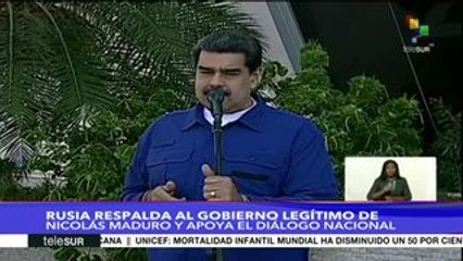 Pdte. de Venezuela regresa al país tras su visita oficial a Rusia