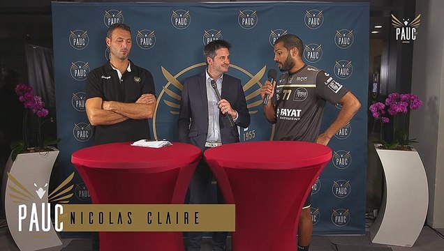 APRES-MATCH PAUC vs ISTRES / Nicolas CLAIRE et Jérôme FERNANDEZ