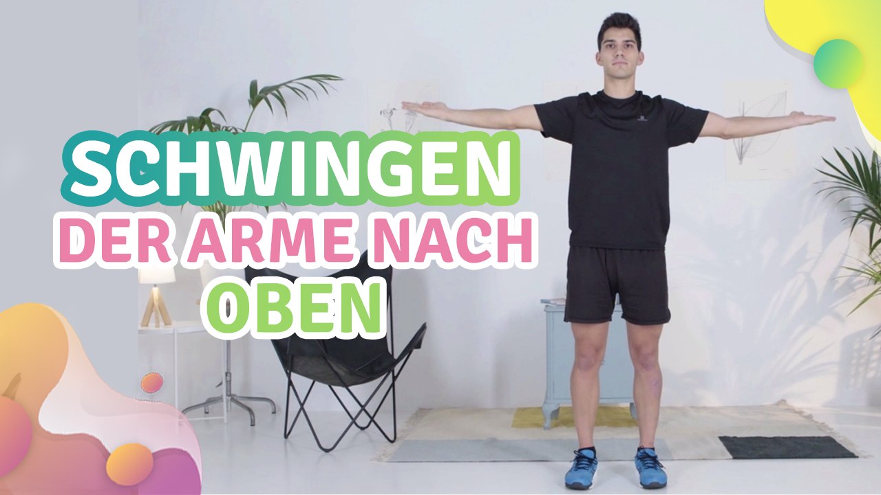 Schwingen der Arme nach oben -  Besser gesund Leben