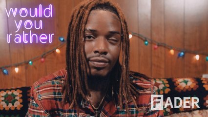 Fetty Wap creates his own parade in Paterson, teleports his car, and hates neon colors in 'Would You Rather'