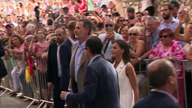 Los Reyes visitan Arganda del Rey para conocer los daños de la lluvia