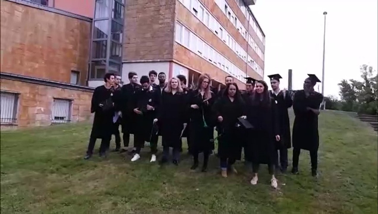 Cérémonie de remise de diplômes Master Géologie Appliquée de l'ufr Sciences et Technologies.