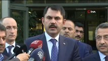 Çevre ve Şehircilik Bakanı Murat Kurum, depremle ilgili açıklamalarda bulundu