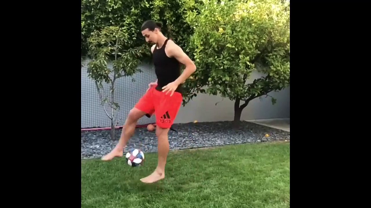 Football - Zlatan Ibrahimovic With a New Challenge The Matrix Challenge