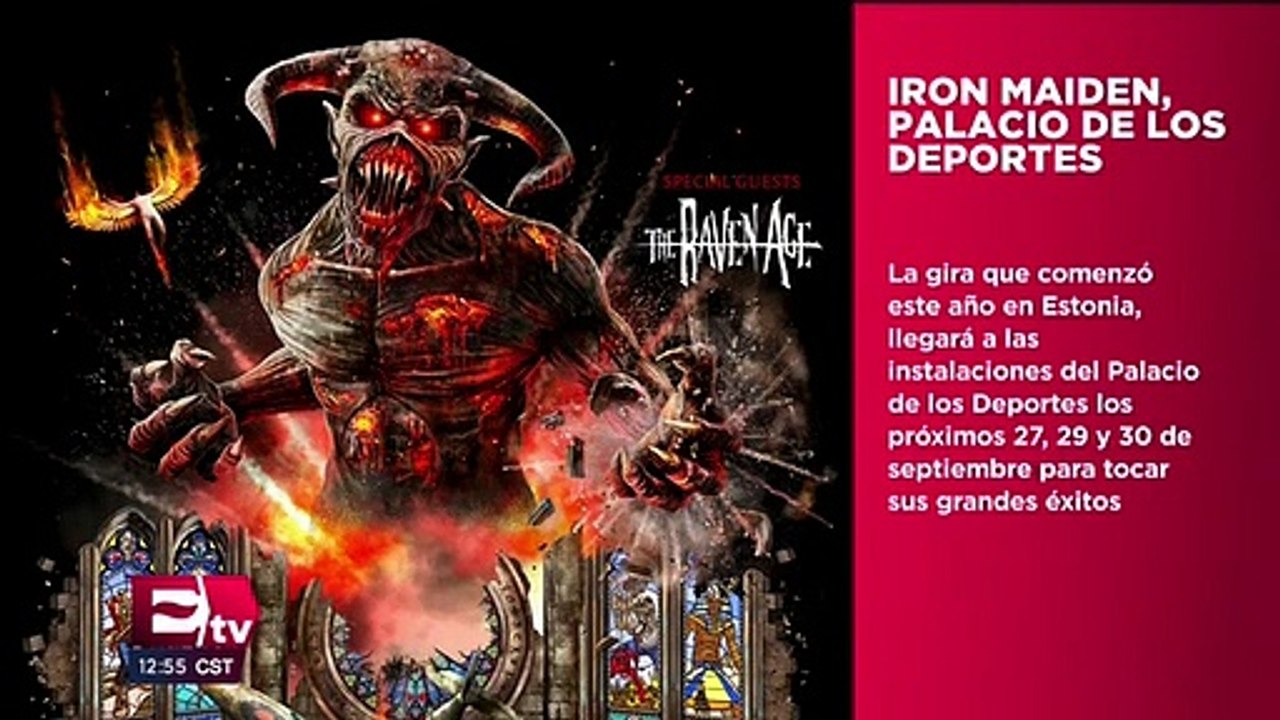 Todo el metal de Iron Maiden en el Palacio de los Deportes