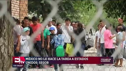 Sánchez Cordero defiende la política migratoria de López Obrador