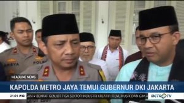 Kapolda Metro Jaya-Anies Bertemu Bahas Keamanan Jakarta Pascademo