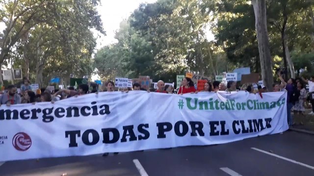 Arranca la manifestación por el clima en Madrid