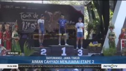 Etape II Tour de Banyuwangi Ijen Milik Pembalap Indonesia