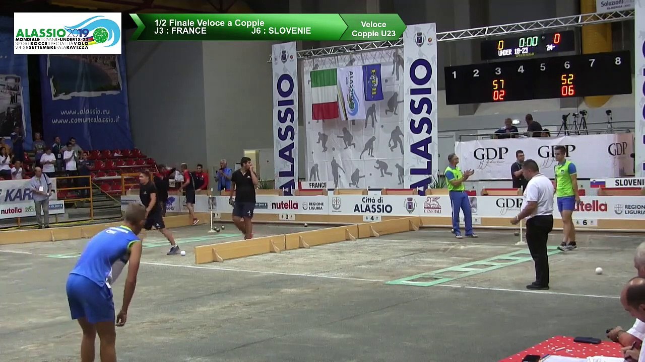 Demi-finales, tir rapide en double U23, Mondial Jeunes U18 et U23, Alassio 2019
