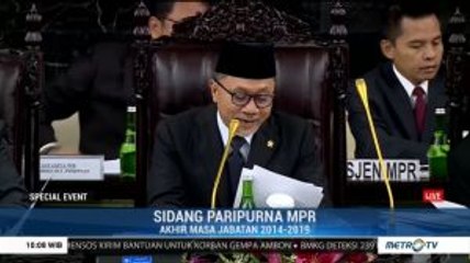 Sidang Paripurna MPR Akhir Masa Jabatan 2014-2019