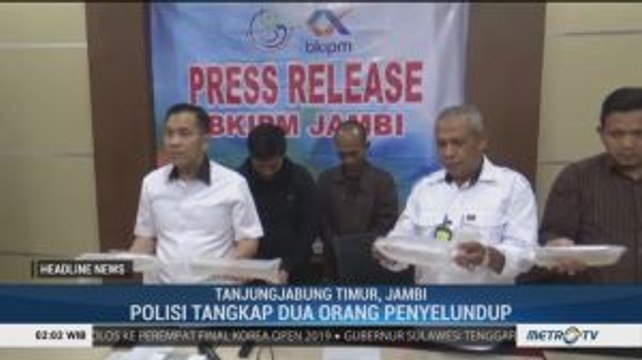 Polisi Tangkap Dua Tersangka Penyelundapan Benih Lobster di Jambi