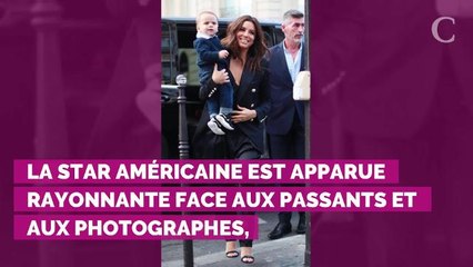 PHOTOS. Eva Longoria : sa virée parisienne avec son fils Santiago pour la Fashion Week
