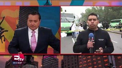 Camión atropella y mata a mujer afuera del Metro Viveros