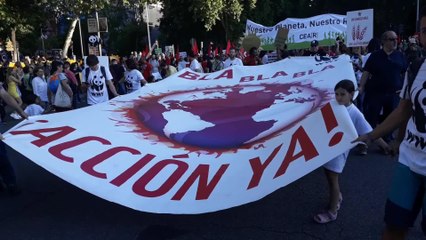 Manifestación por el clima en Madrid