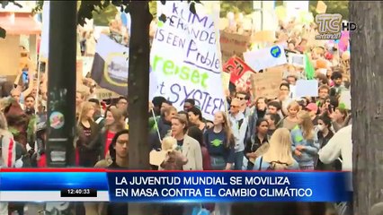 Más de 40 mil personas se movilizaron contra el cambio climático