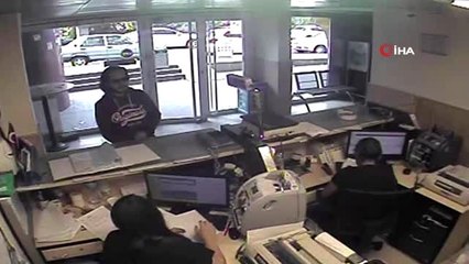 PTT'deki silahlı soygunun kamera görüntüleri ortaya çıktı