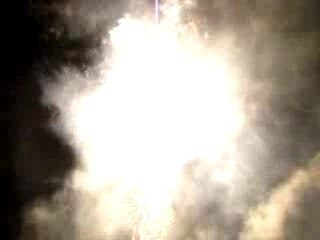 Feu d'artifice Binche Lundi-Gras 2008