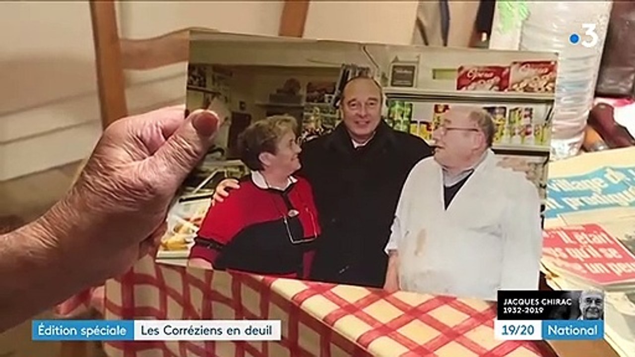 Mort de Jacques Chirac : les Corréziens se souviennent de l'un des leurs avec émotion