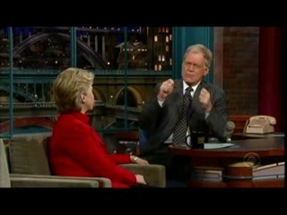 David Letterman-Senator Hilary-Clinton-Part-1-Feb-4th-2008