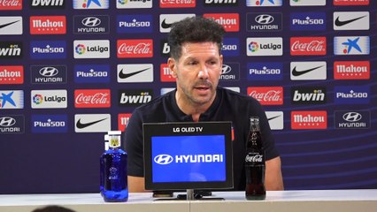 Simeone: "Los partidos ante el Real Madrid se definen por detalles"