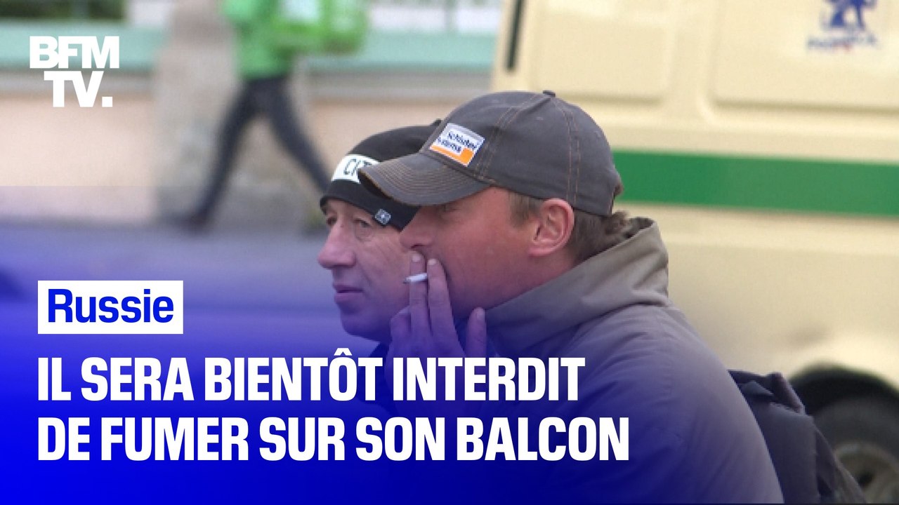 Fumer sur son balcon sera bientôt interdit en Russie