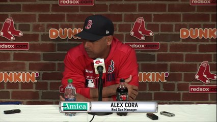 Amica Alex Cora Press Conference: Red Sox Begin Final Series Of Season