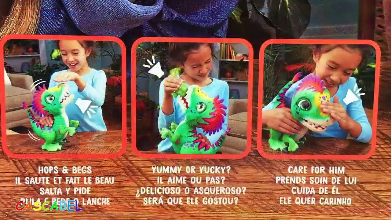 REX GLOTON BEBE DINOSAURIO INTERACTIVO DE FURREAL HASBRO CON SONIDOS Y MOVIMIENTOS - video dailymotion