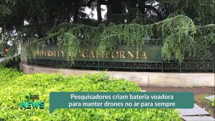 Pesquisadores criam bateria voadora para manter drones no ar para sempre