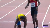 Dramatic scenes as Dabo helps Busby finish men's 5000m