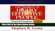 [Doc] The 7 Habits of Highly Effective People: Powerful Lessons in Personal Change