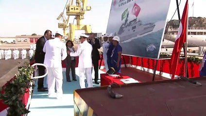 Erdoğan, Pakistan MİLGEM korvet projesi 1'inci gemi sac kesme törenine katıldı - İSTANBUL