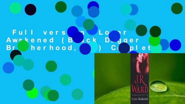 Full version Lover Awakened (Black Dagger Brotherhood, #3) Complete