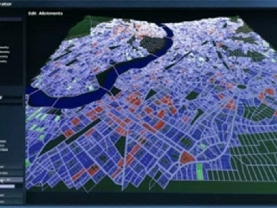 City generator by introversion software