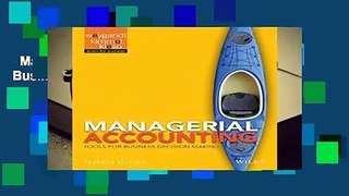 Managerial Accounting: Tools for Business Decision Making  Review