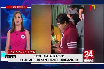 Prófugo exalcalde de SJL, Carlos Burgos, fue detenido por la PNP