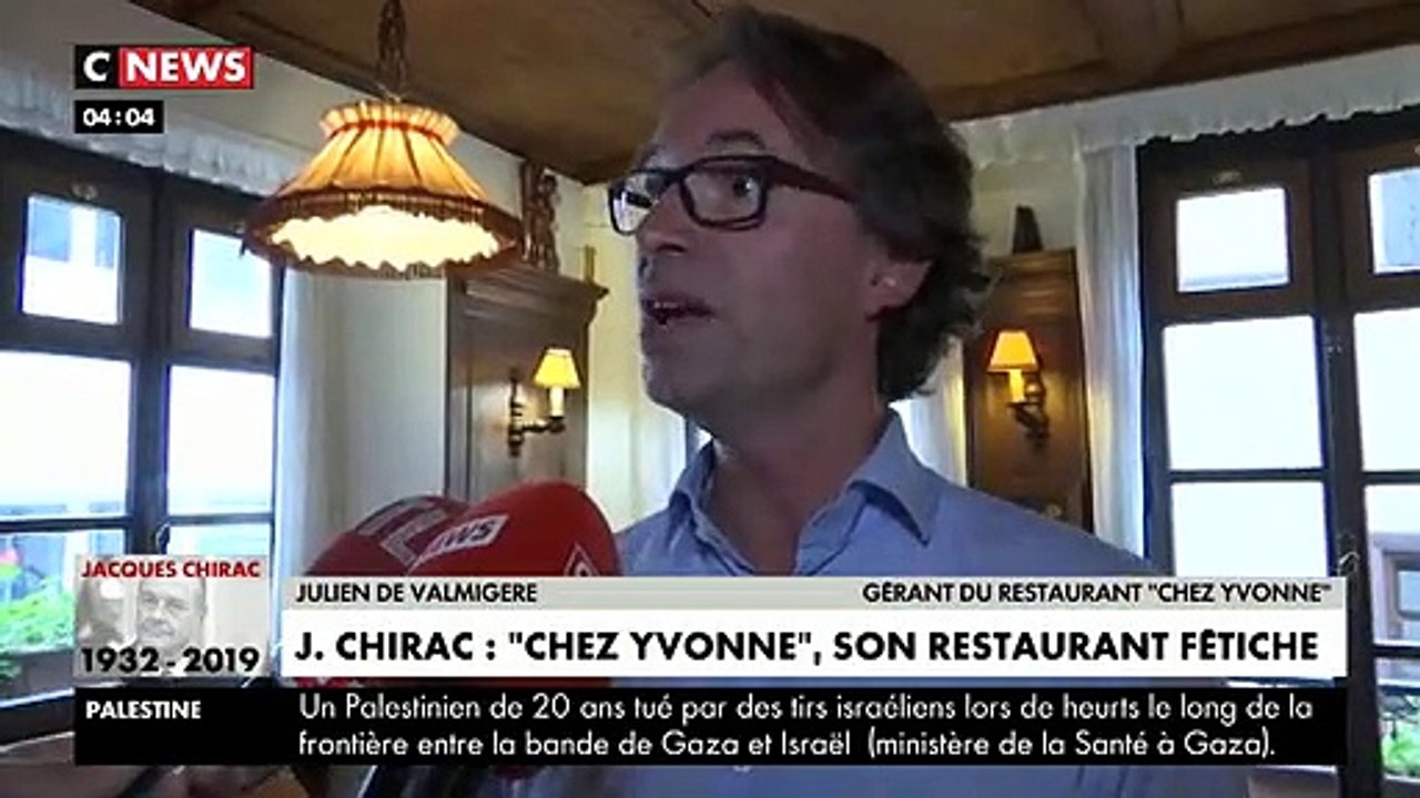 Reportage à Strasbourg, dans le restaurant "Chez Yvonne" que le Président où le Président aimait venir