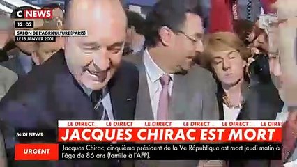 Disparition de Jacques Chirac: Retour en images sur la vie de l'ex-président de la République qui est décédé ce matin à l'âge de 86 ans - VIDEO