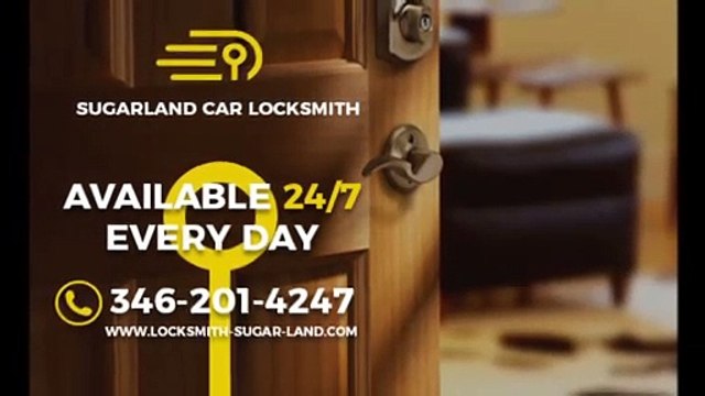 Locksmith Sugar Land | Call Now : 346-222-3003