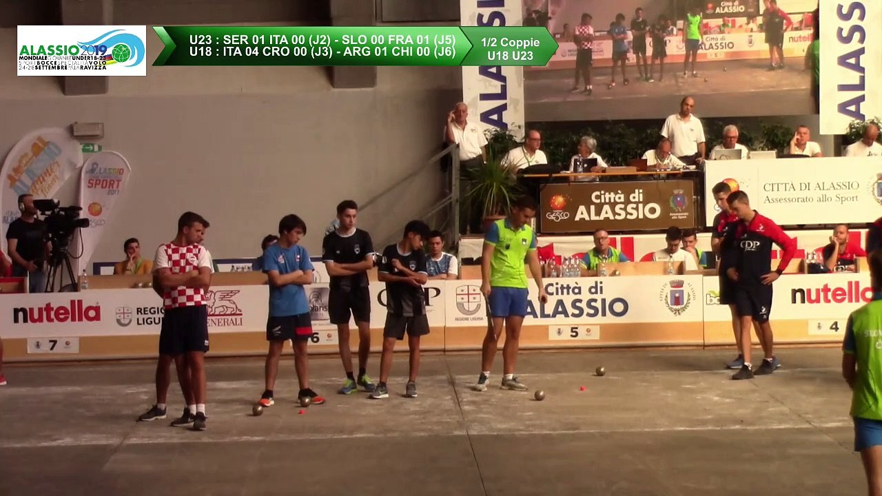 Demi-finales, double U18 et U23, Mondial Jeunes U18 et U23, Alassio 2019